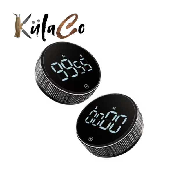 Temporizador giratorio LED para cocina - Imagen 4