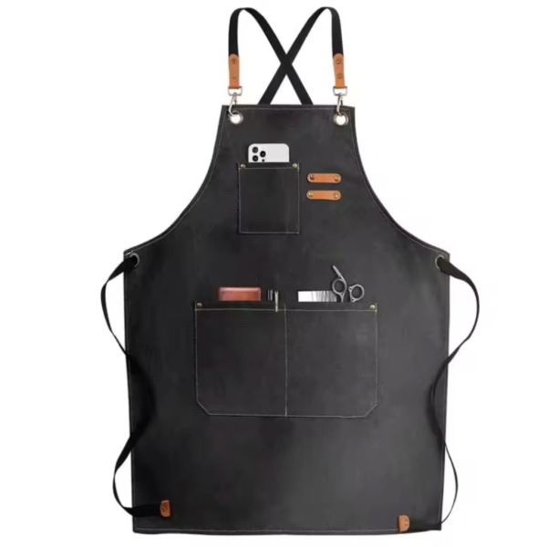 Delantal Parrillero Con Bolsillos Unisex - Imagen 3
